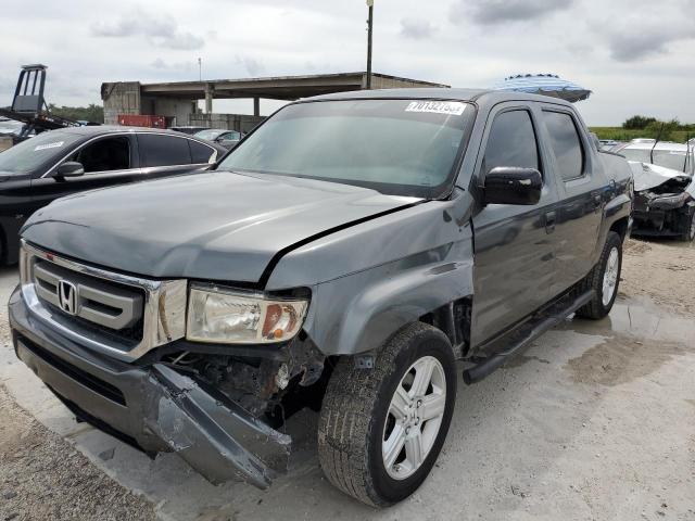 5FPYK1F25DB009366 - 2013 HONDA RIDGELINE RT GRAY photo 1