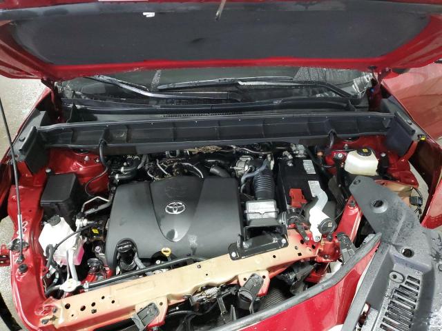 5TDGZRBHXLS520803 - 2020 TOYOTA HIGHLANDER XLE BURGUNDY photo 12