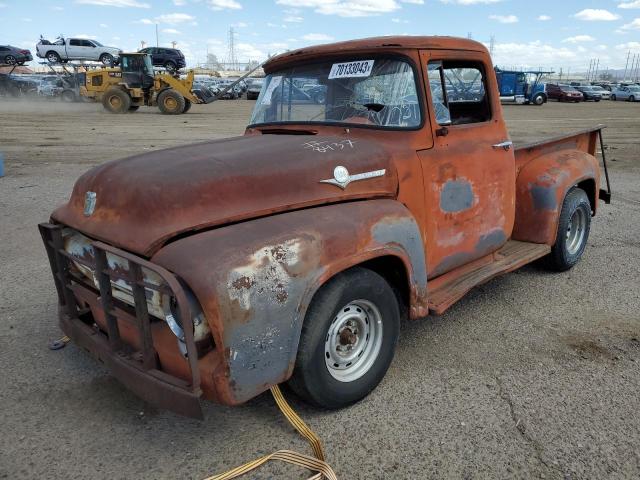 F10D6D10758 - 1956 FORD F100 PICK GREEN photo 1