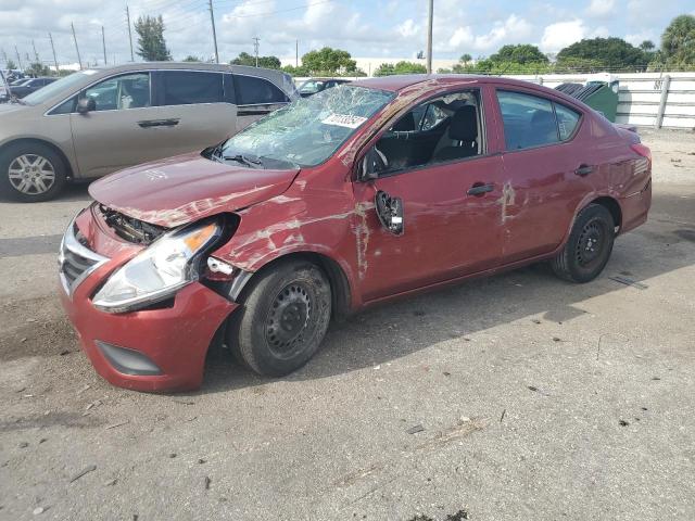 3N1CN7AP0JL841102 - 2018 NISSAN VERSA S RED photo 1