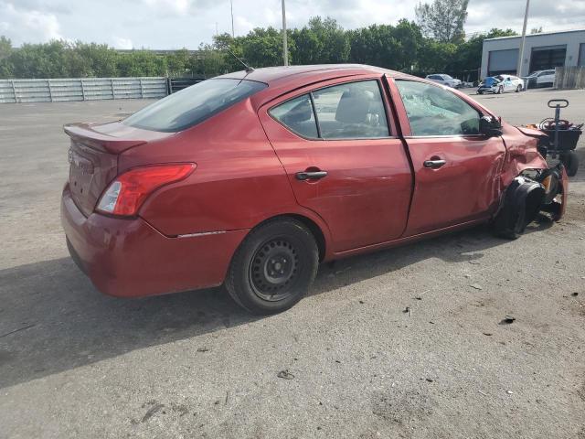 3N1CN7AP0JL841102 - 2018 NISSAN VERSA S RED photo 3