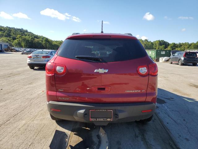 1GNKVGED2CJ167688 - 2012 CHEVROLET TRAVERSE LT RED photo 6
