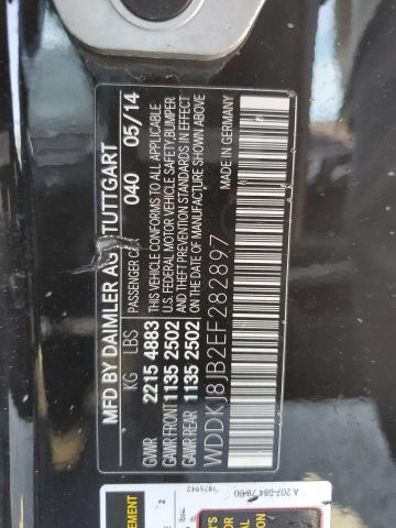 WDDKJ8JB2EF282897 - 2014 MERCEDES-BENZ E 350 4MATIC BLACK photo 13