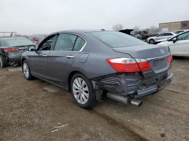 1HGCR3F8XFA023601 - 2015 HONDA ACCORD EXL GRAY photo 2