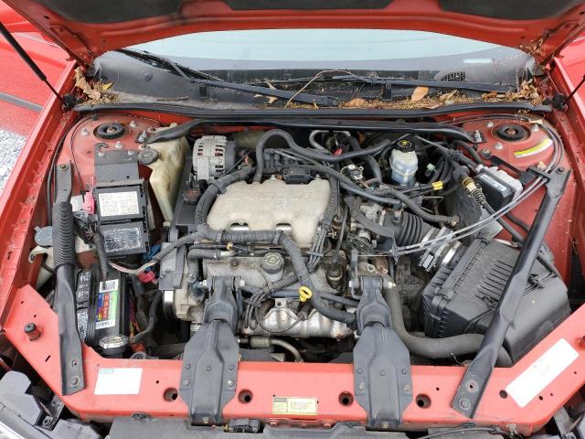 2G1WF52E719128248 - 2001 CHEVROLET IMPALA RED photo 11