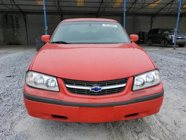 2G1WF52E719128248 - 2001 CHEVROLET IMPALA RED photo 5