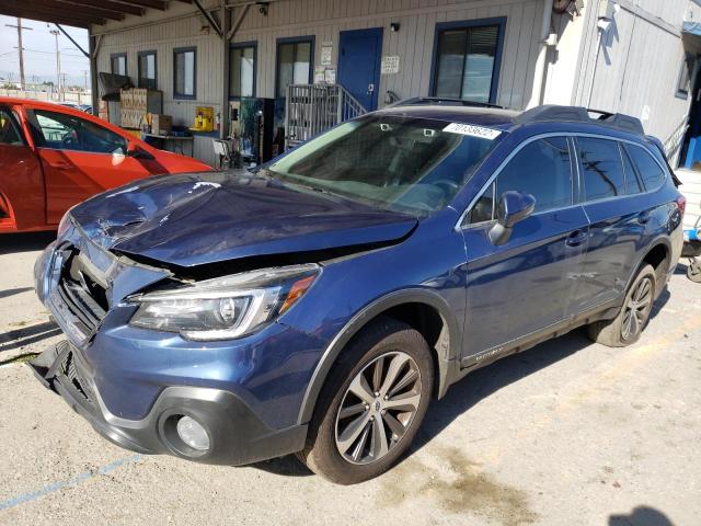 4S4BSENC6K3257972 - 2019 SUBARU OUTBACK 3.6R LIMITED BLUE photo 1