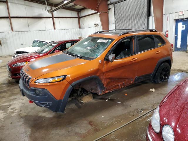 1C4PJMBS0GW221574 - 2016 JEEP CHEROKEE TRAILHAWK ORANGE photo 1
