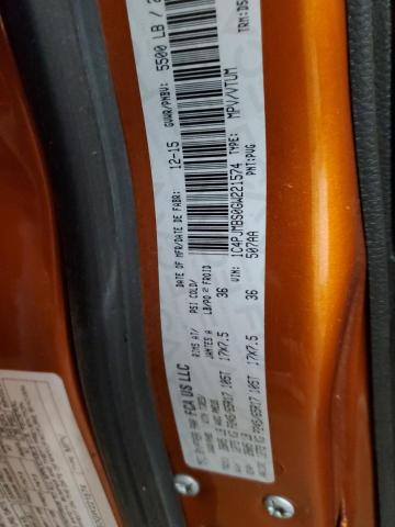 1C4PJMBS0GW221574 - 2016 JEEP CHEROKEE TRAILHAWK ORANGE photo 14