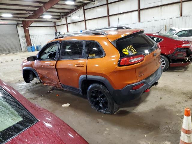 1C4PJMBS0GW221574 - 2016 JEEP CHEROKEE TRAILHAWK ORANGE photo 2