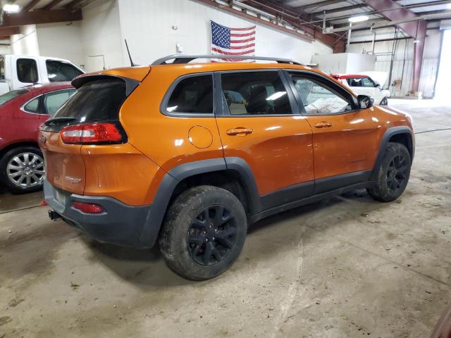 1C4PJMBS0GW221574 - 2016 JEEP CHEROKEE TRAILHAWK ORANGE photo 3