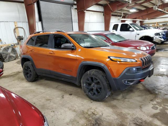 1C4PJMBS0GW221574 - 2016 JEEP CHEROKEE TRAILHAWK ORANGE photo 4