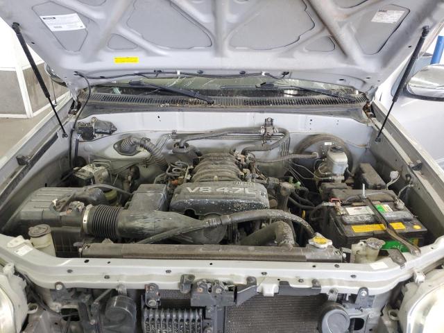 5TBET34165S477174 - 2005 TOYOTA TUNDRA DOUBLE CAB SR5 SILVER photo 11