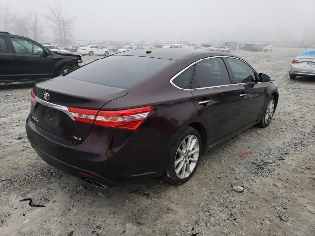 4T1BK1EB0DU007611 - 2013 TOYOTA AVALON BASE MAROON photo 3