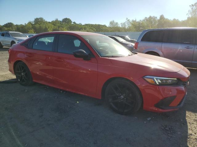 2HGFE2F50NH606350 - 2022 HONDA CIVIC SPORT RED photo 4