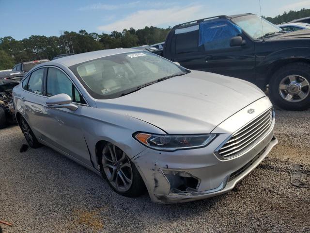 3FA6P0CD3KR220021 - 2019 FORD FUSION SEL فضي صورة 4