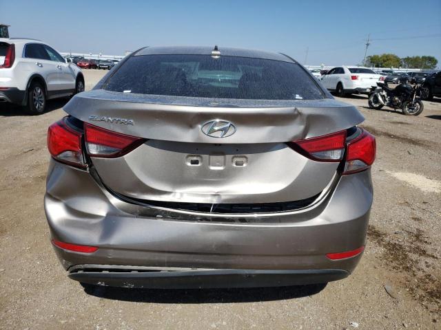 5NPDH4AE7GH751413 - 2016 HYUNDAI ELANTRA SE GRAY photo 6