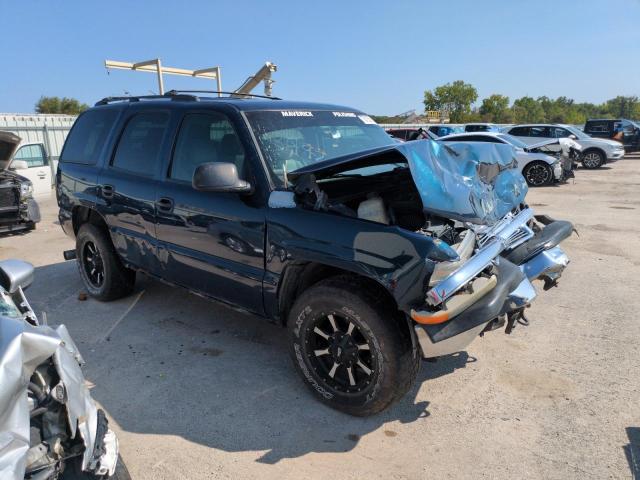 1GNEK13T25J257374 - 2005 CHEVROLET TAHOE K1500 BLUE photo 4