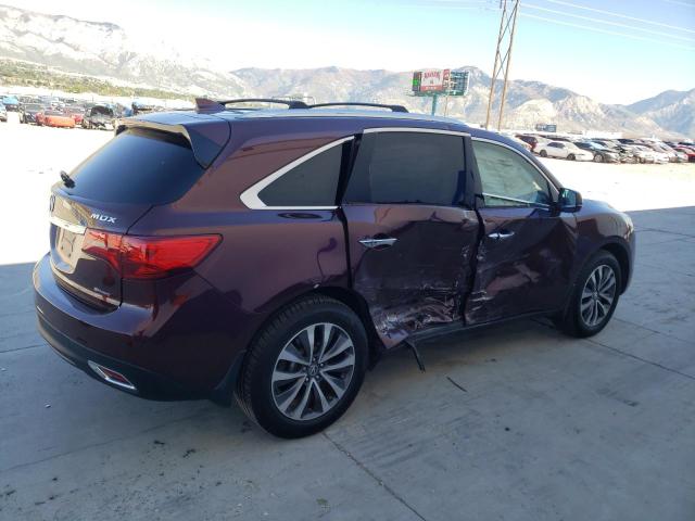 5FRYD4H43GB019108 - 2016 ACURA MDX TECHNOLOGY BURGUNDY photo 3