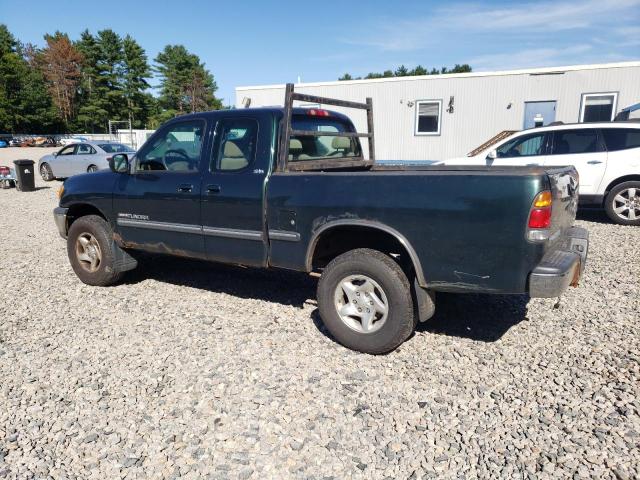 5TBBN44122S277794 - 2002 TOYOTA TUNDRA ACCESS CAB SR5 GREEN photo 2