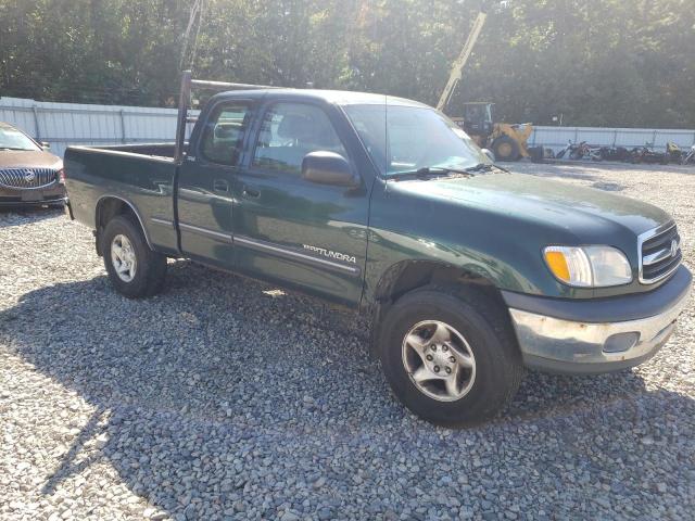 5TBBN44122S277794 - 2002 TOYOTA TUNDRA ACCESS CAB SR5 GREEN photo 4