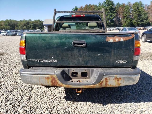 5TBBN44122S277794 - 2002 TOYOTA TUNDRA ACCESS CAB SR5 GREEN photo 6