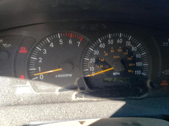 5TBBN44122S277794 - 2002 TOYOTA TUNDRA ACCESS CAB SR5 GREEN photo 9