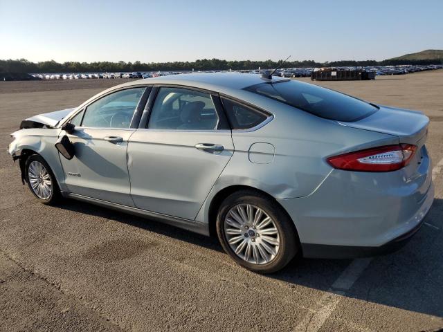 3FA6P0UU2ER379440 - 2014 FORD FUSION S HYBRID GREEN photo 2