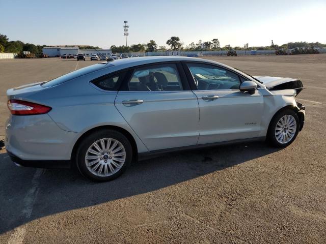 3FA6P0UU2ER379440 - 2014 FORD FUSION S HYBRID GREEN photo 3