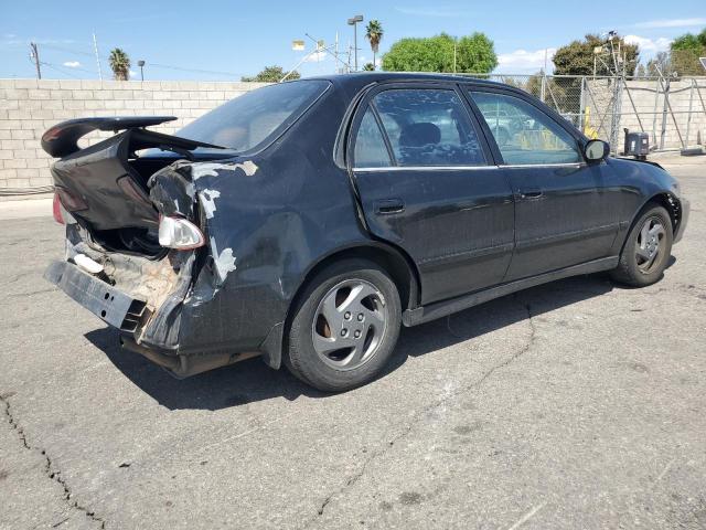 1NXBR12E11Z513650 - 2001 TOYOTA COROLLA CE BLACK photo 3