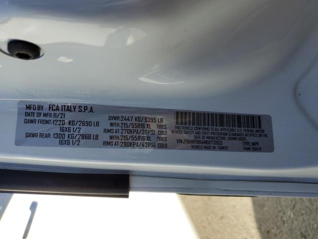 ZFBHRFBB4M6V73953 - 2021 RAM PROMASTER SLT 白色 照片 12