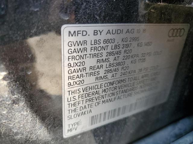 WA1VAAF72HD032783 - 2017 AUDI Q7 PRESTIGE Черный фото 13