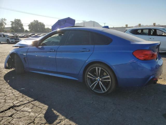WBA4B1C50FD955291 - 2015 BMW 435 I GRAN COUPE BLUE photo 2