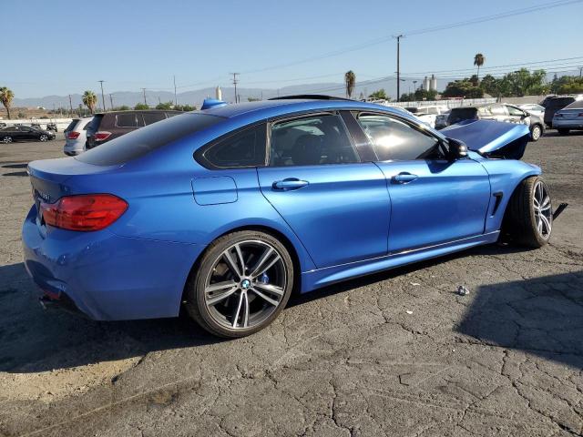 WBA4B1C50FD955291 - 2015 BMW 435 I GRAN COUPE BLUE photo 3