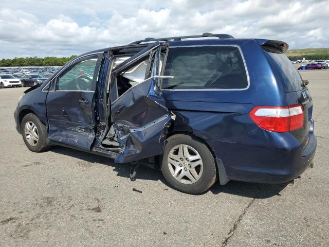 5FNRL384X5B047858 - 2005 HONDA ODYSSEY EX BLUE photo 2