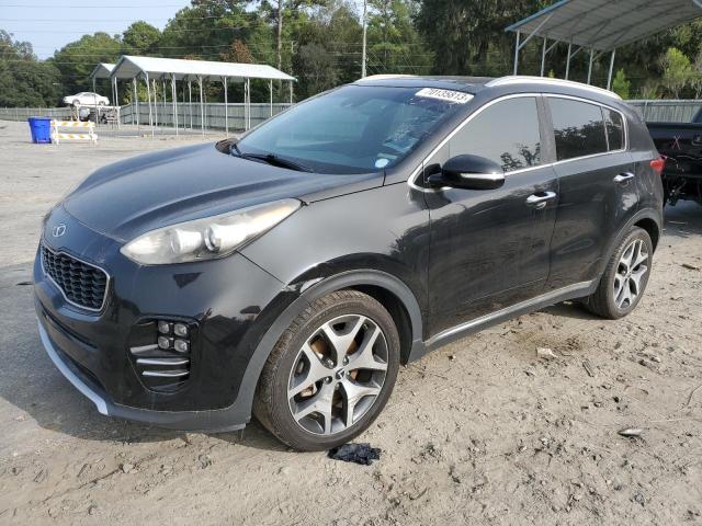 KNDPR3A62H7047915 - 2017 KIA SPORTAGE SX BLACK photo 1