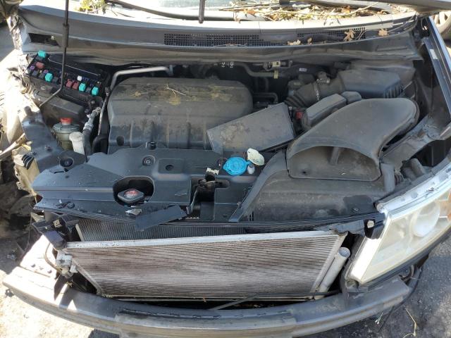 5FNRL5H91DB054493 - 2013 HONDA ODYSSEY TOURING CHARCOAL photo 12