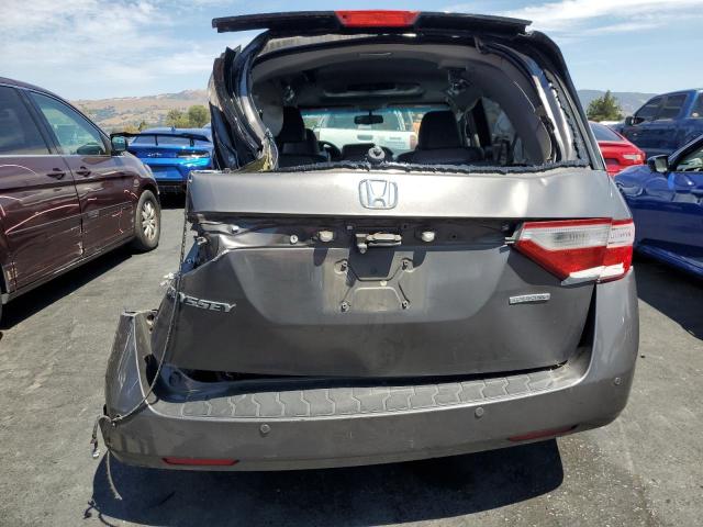 5FNRL5H91DB054493 - 2013 HONDA ODYSSEY TOURING CHARCOAL photo 6