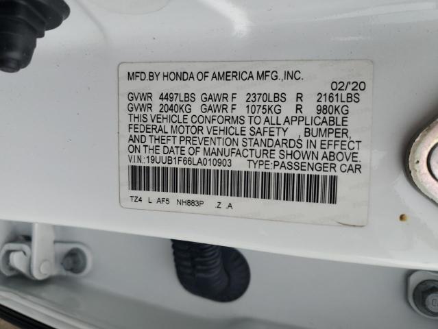 19UUB1F66LA010903 - 2020 ACURA TLX TECHNOLOGY WHITE photo 13