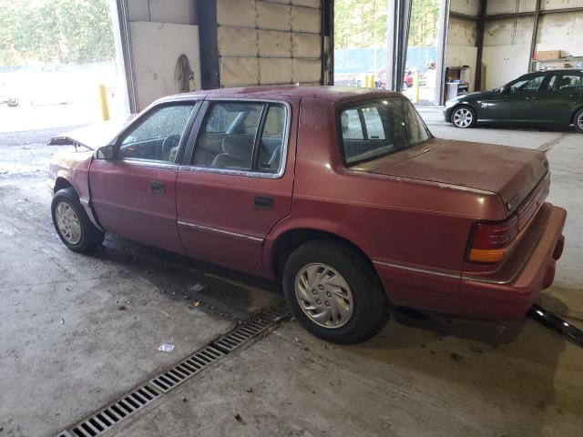 1B3AA46V8RF250352 - 1994 DODGE SPIRIT RED photo 2