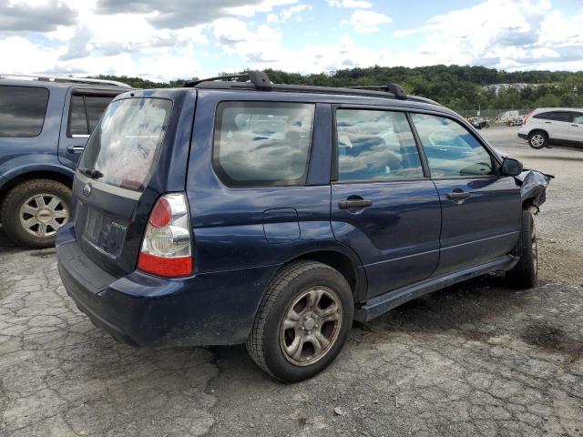 JF1SG63656H758116 - 2006 SUBARU FORESTER 2.5X BLUE photo 3