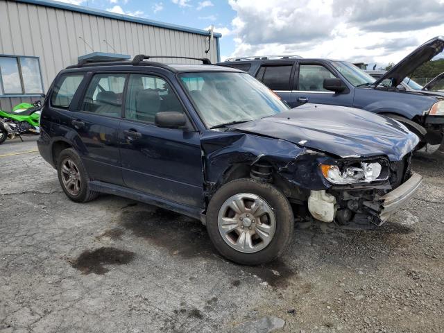 JF1SG63656H758116 - 2006 SUBARU FORESTER 2.5X BLUE photo 4