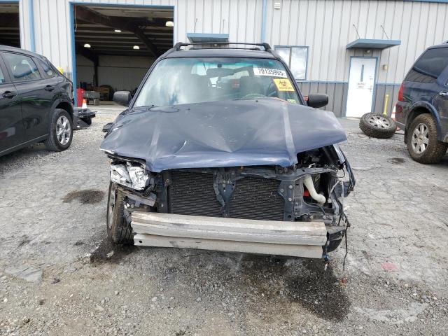 JF1SG63656H758116 - 2006 SUBARU FORESTER 2.5X BLUE photo 5