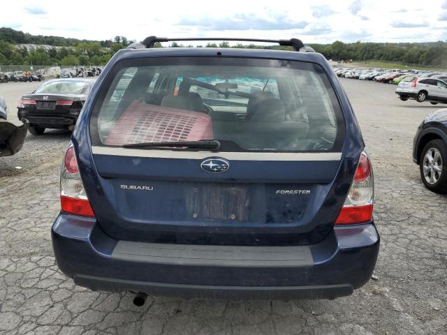 JF1SG63656H758116 - 2006 SUBARU FORESTER 2.5X BLUE photo 6