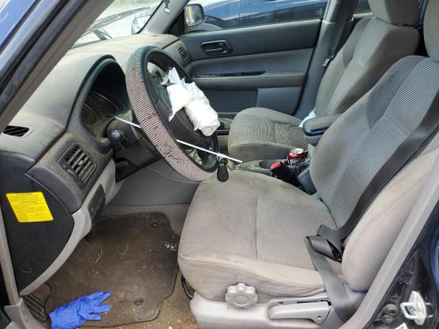 JF1SG63656H758116 - 2006 SUBARU FORESTER 2.5X BLUE photo 7
