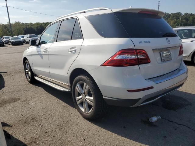 4JGDA5HB6EA342261 - 2014 MERCEDES-BENZ ML 350 4MATIC WHITE photo 2