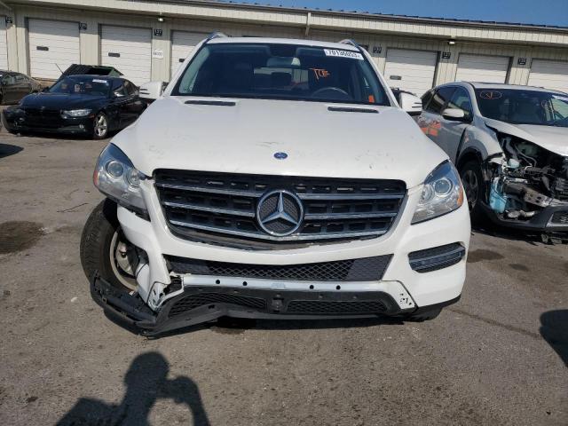 4JGDA5HB6EA342261 - 2014 MERCEDES-BENZ ML 350 4MATIC WHITE photo 5