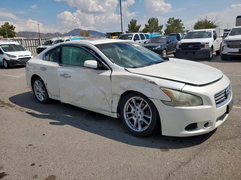 1N4AA5APXEC456867 - 2014 NISSAN MAXIMA S WHITE photo 4