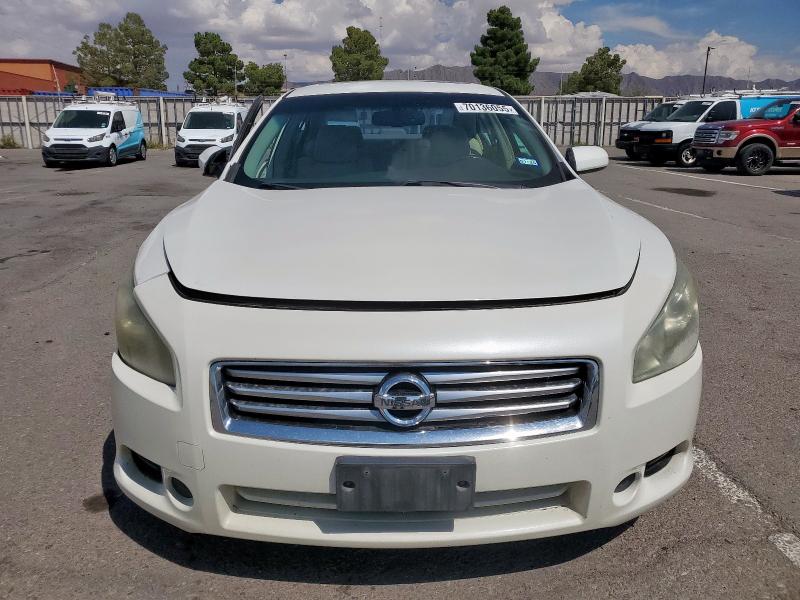 1N4AA5APXEC456867 - 2014 NISSAN MAXIMA S WHITE photo 5
