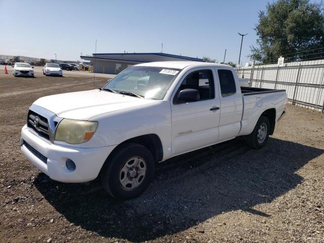 5TETX22N75Z061611 - 2005 TOYOTA TACOMA ACCESS CAB თეთრი ფოტო 1